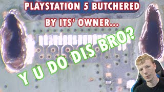 This PlayStation 5 Was BUTCHERED By The Owner! Can We Fix It? HDMI Port Total Destruction Repair