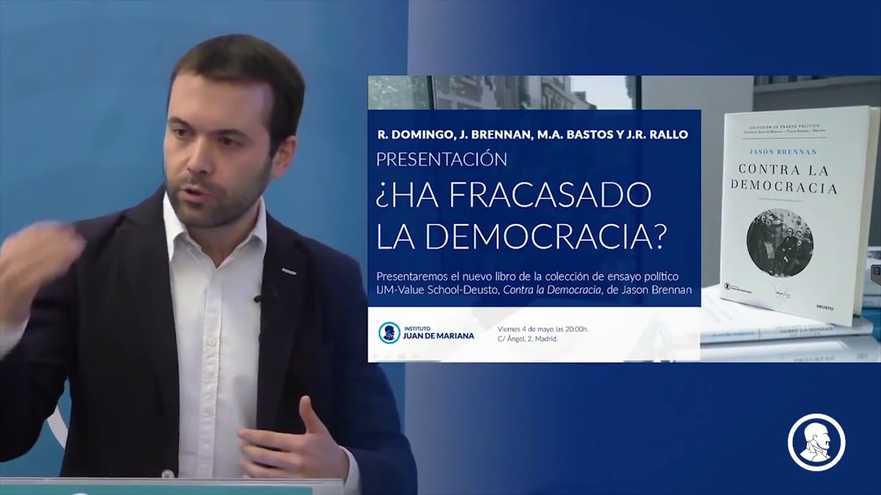 Presentación del libro "Contra la democracia" de Jason Brennan