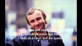 Phil Collins - I Cannot Believe it&#39;s True ( subtitulado español )