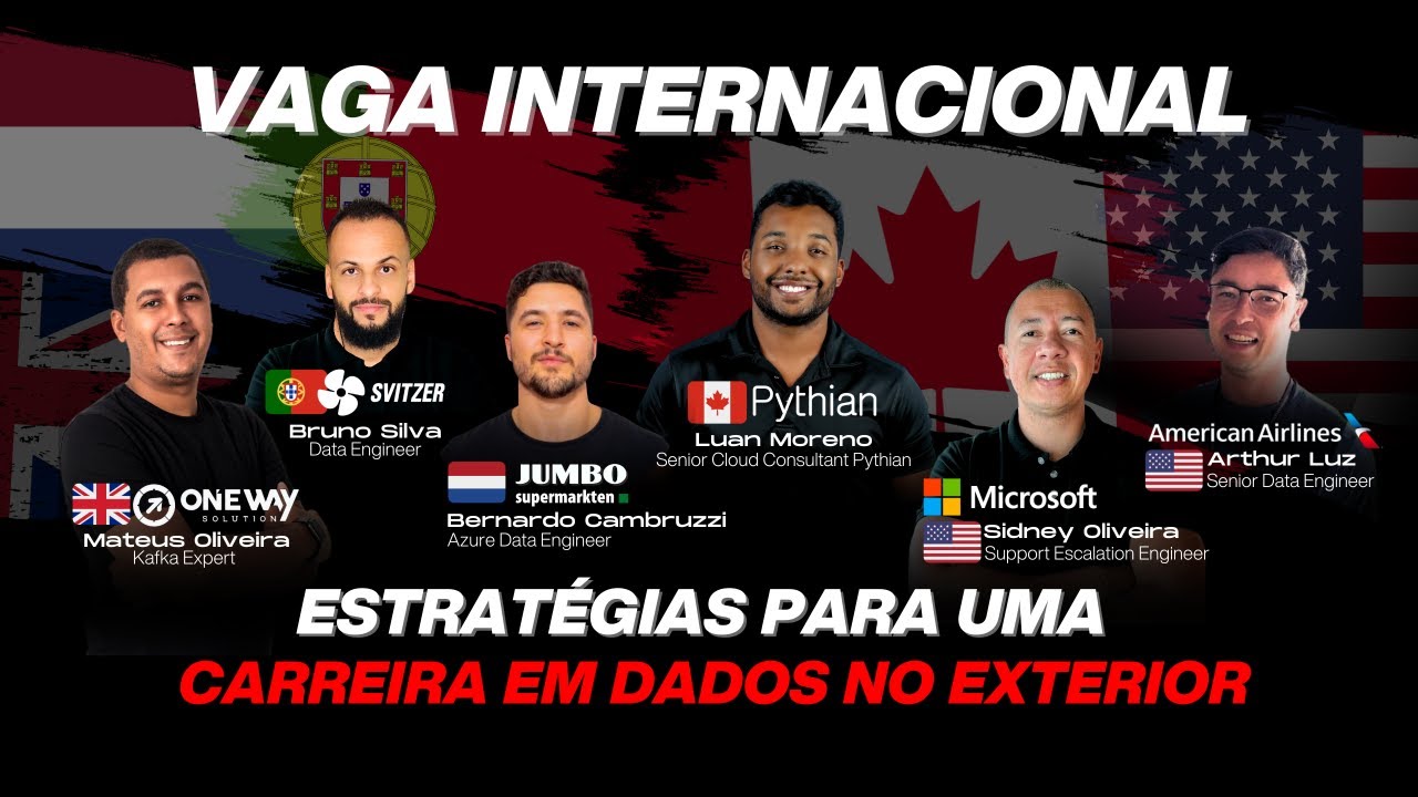 VAGA INTERNACIONAL: Estratégias para uma Carreira em Dados no Exterior