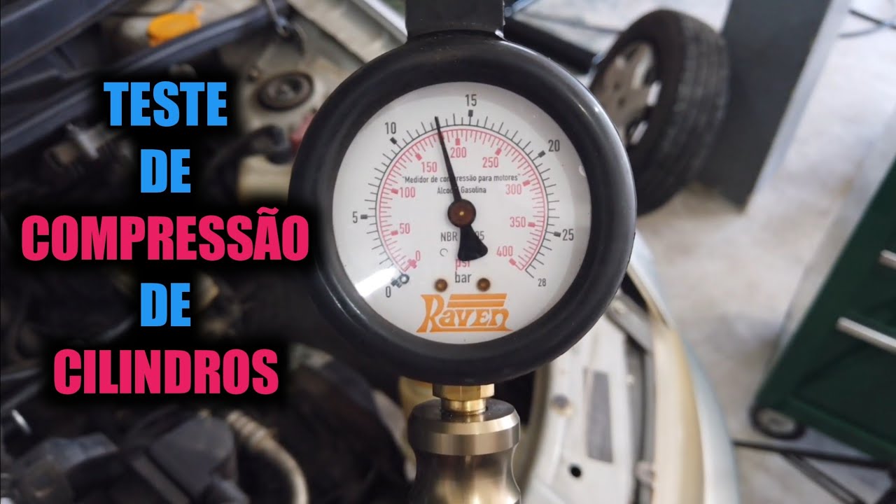 Celta Flex Power. Teste de compressão de cilindro