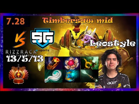 leostyle timber mid vs SG| Final Game lpg | Full Gameplay  7.28 | Dota 2 Pro Replays
