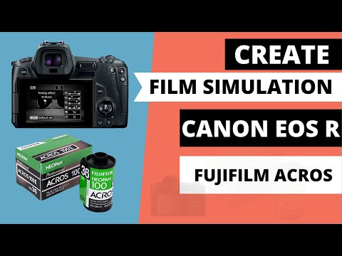 Fuji Monochrome Recipe (Acros) for Canon EOS R (Film Look)