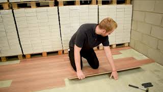How to install laminate flooring using the CLIC IT installation system.