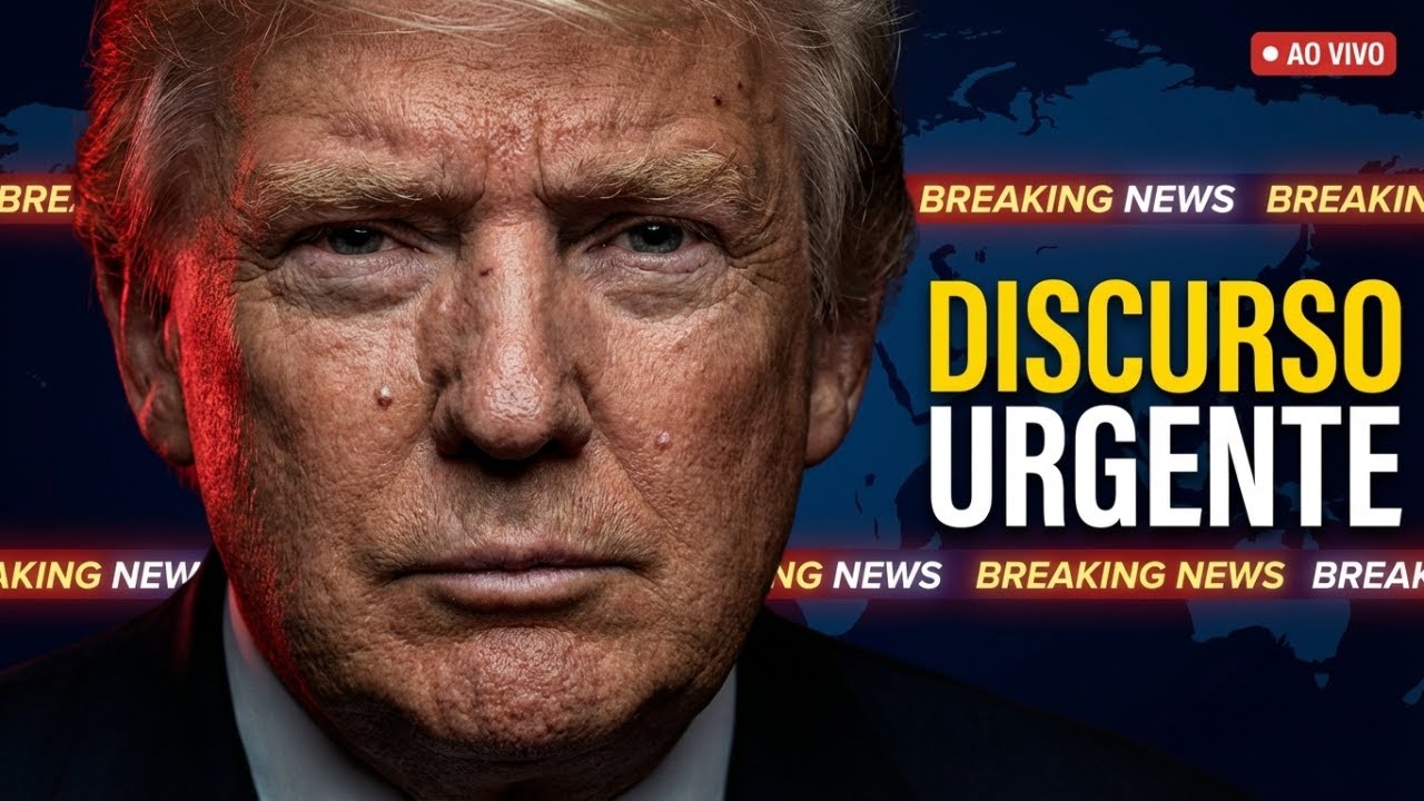 🔴 AO VIVO! DISCURSO URGENTE DE DONALD TRUMP