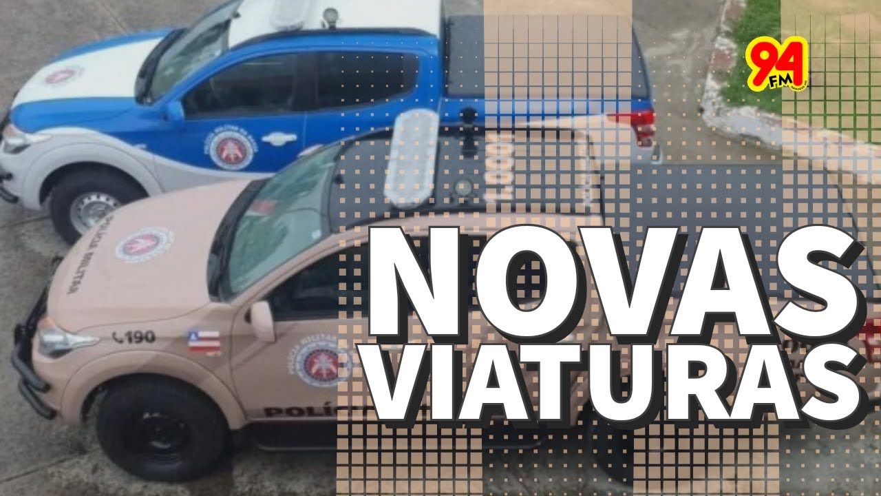 PM da Bahia apresenta novo padrão de cores das viaturas