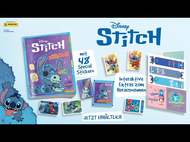 Vídeo relacionado con Stitch Super Scrapbook - Colección de calcomanías para álbumes de recortes, paquete de iniciación
