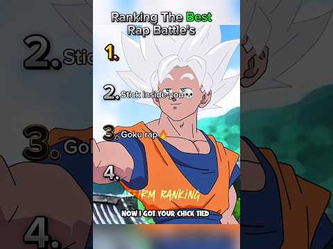 Ranking Best Rap Battle's #rap #ranking #moments #goku #shorts