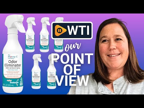 Pharma-C Odor Eliminator [6-12oz Bottles] - Bulk Fabric & Room Spray -Extra Strength Multipurpose Air Freshener & Fabric Refresher- Neutralize Deodorize - WTI product video review
