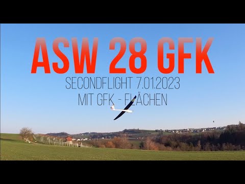 Volantex ASW28 GFK Flight 20230107