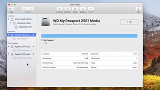 How to reformat my passport WD for MAC