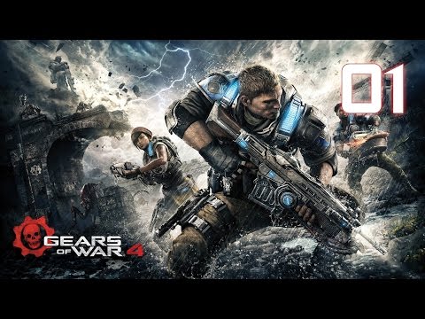 Gears of War 4 PC 100% Walkthrough 01 (Hardcore) |ACT 1-0| (Prologue)