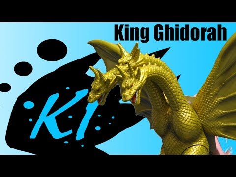 Bandai Japan King Ghidorah Vinyl Review! (2005 Repaint)
