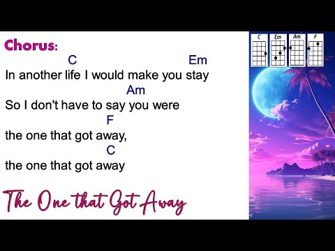 The One That Got Away - Katy Perry (Ukulele Play Along)