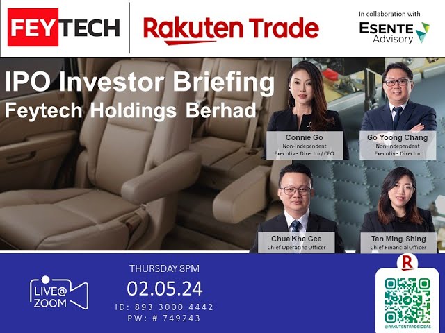 Rakuten Trade Ideas 🎯 Webinar - Feytech Holdings Berhad
