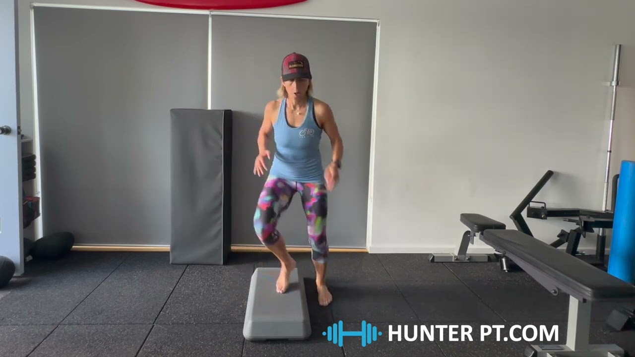 Lateral side to side step jumps - light feet