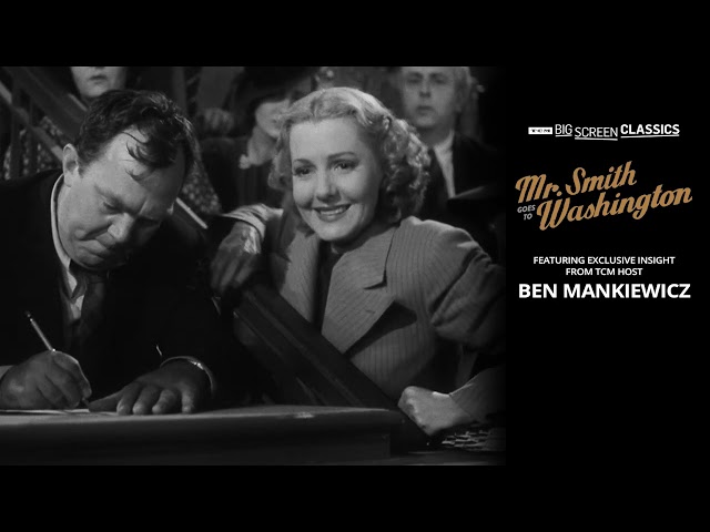 Mr. Smith Goes to Washington (1939) Presented by TCM