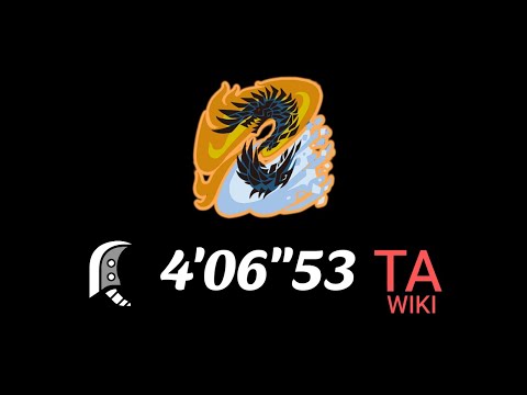 【MHWI】The Evening Star Alatreon GreatSword Solo 04'06'53 (TA Wiki Rules)