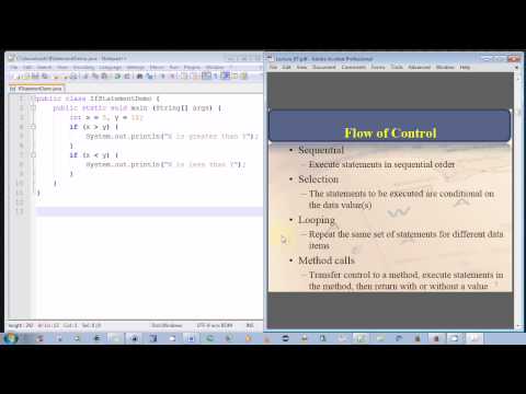 Java Tutorial - What are Control Flow Statements Video