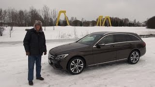 Kaaran Peter Geitelin koeajossa uusi Mercedes-Benz C-sarja farmarina