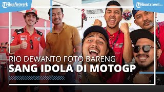 Rio Dewanto Berhasil Bertemu sang Idola saat Nonton MotoGP Mandalika 2022