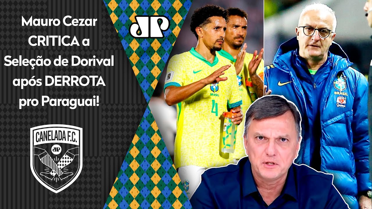 "A Seleção Brasileira é MUITO, MUITO, MUITO MAL TREINADA! Pra mim, o Dorival..." Mauro Cezar CRITICA