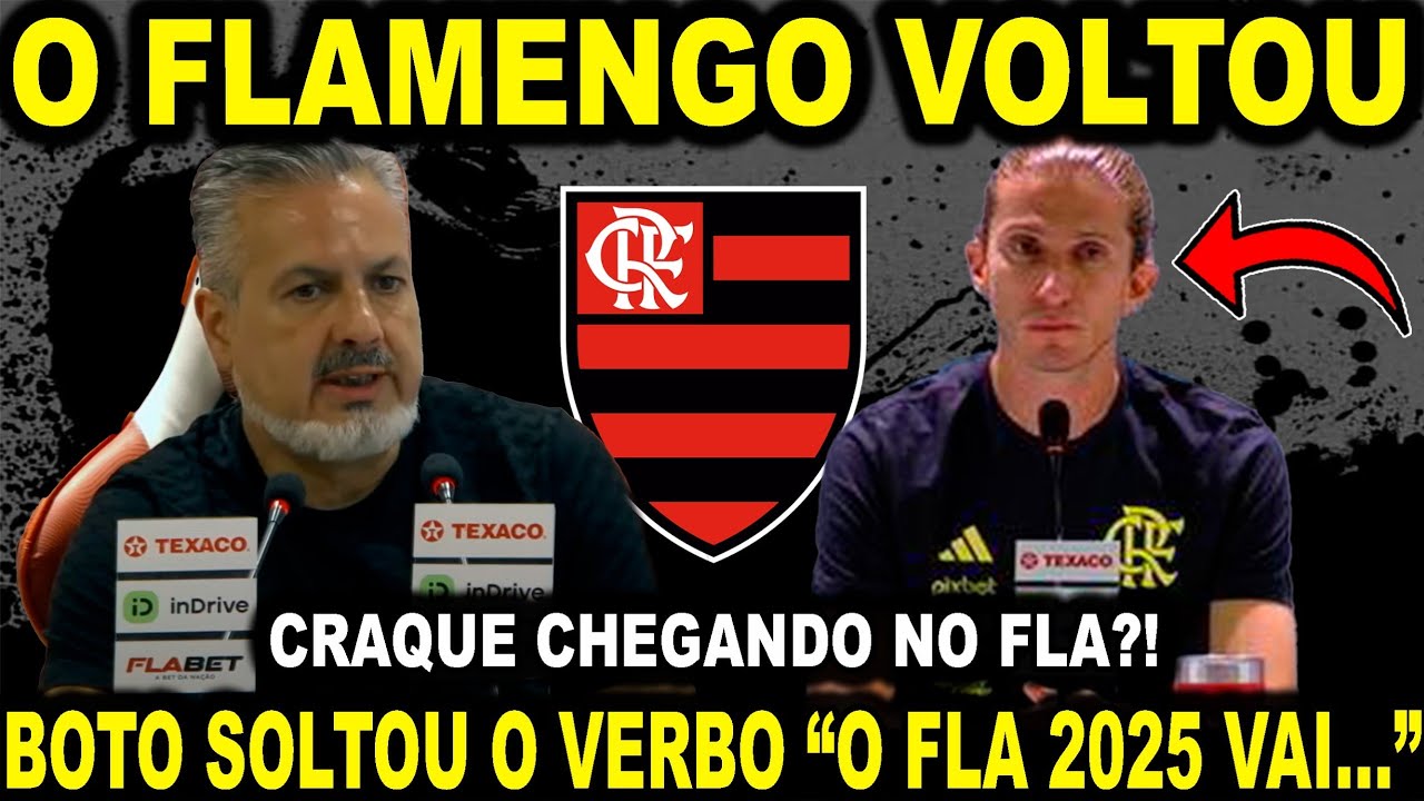 "O FLAMENGO 2025 VAI..." BOTO SOLTOU O VERBO! "O FILIPE LUIS..." REFORÇOS E MAIS...