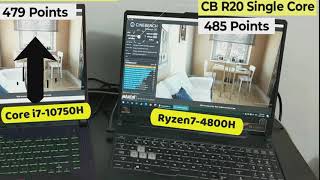 Video thumbnail for Ryzen7 4800H vs Intel Core i7 10750H | Comparison | Cinebench | Real World by Sultan TechTips