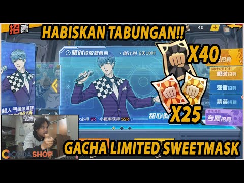 GACHA🔥🔥65 TICKET UNTUK DAPATKAN SWEETMASK LIMITED (40BLACK TICKET) - ONE PUNCH MAN: The Strongest