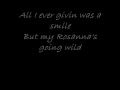 Johnny Cash - Rosanna's going wild with lyrics