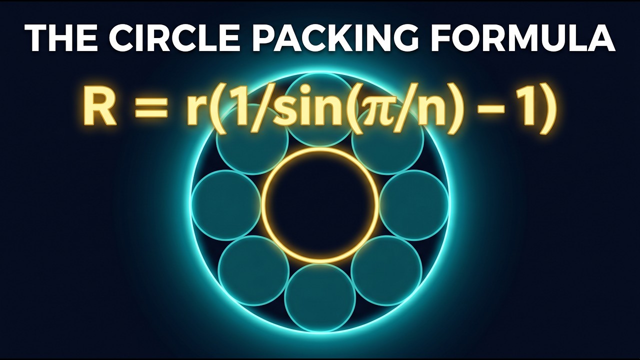How many equal circles wrap around one circle?