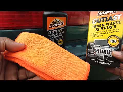armor all outlast trim & plastic restorer demo review