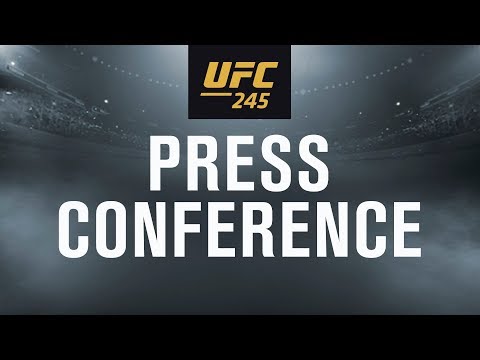La conférence de presse avant combat de l'UFC 245: Usman vs. Covington