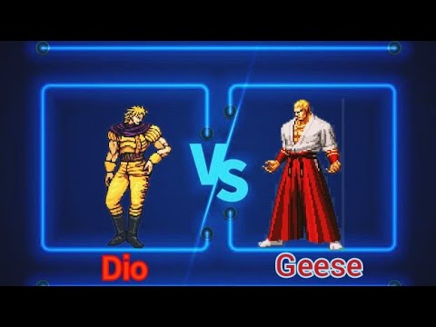 MUGEN: Dio Brando vs Geese