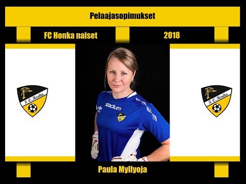 Sopimuspelaajat 2018 - Paula Myllyoja