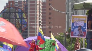 El ministro del Interior venezolano, Diosdado Cabello, aparece en una manifestación a favor del Gobi
