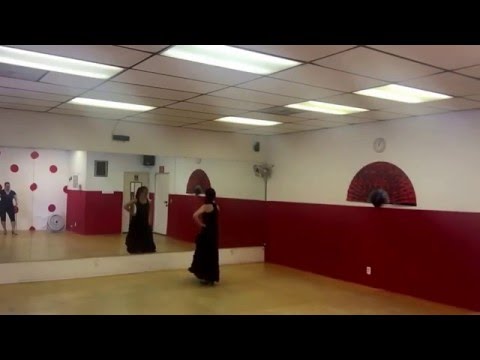 Solea Sunday subida footwork between 1-2 letras.