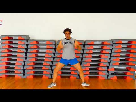 Exercícios para emagrecer - Combat fitness + Abdominais + Alongamentos