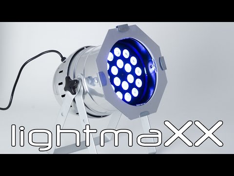 lightmaXX LED Mega PAR 64 18x 8 Watt Quad LED Scheinwerfer