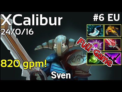 XCalibur Sven - Dota 2 Full Game