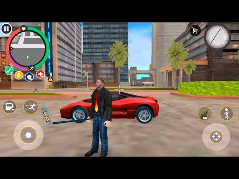 Rope Hero Vice Town | Stone Giant Throw Bomb Iron Bike Fight Army | Rope Hero Attack Casino House