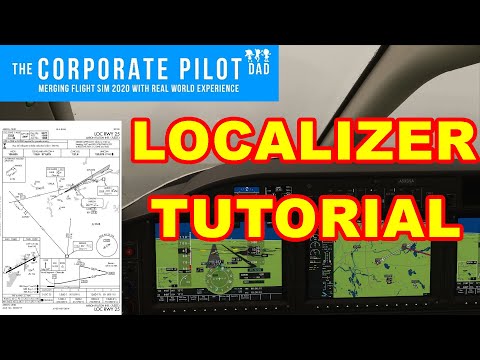 Localizer Approach Tutorial - TBM 930 - Flight Simulator 2020