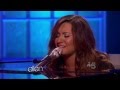 Demi Lovato - Skyscraper LIVE at Ellen 2011 ...