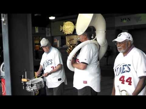 The Old James River Jazz Band at the Norfolk Tides Game August 6, 2013