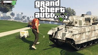 Tank Golfing Gta 5