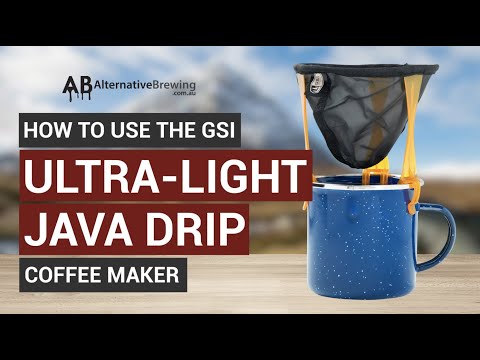 How To Use the GSI Ultra-light Java Drip Coffee Maker