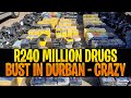 Durban Harbour Drug Bust HAWKS SEIZE DRUGS WORTH R240 MILLION OVER 15 MILLION AT DURBAN PORT