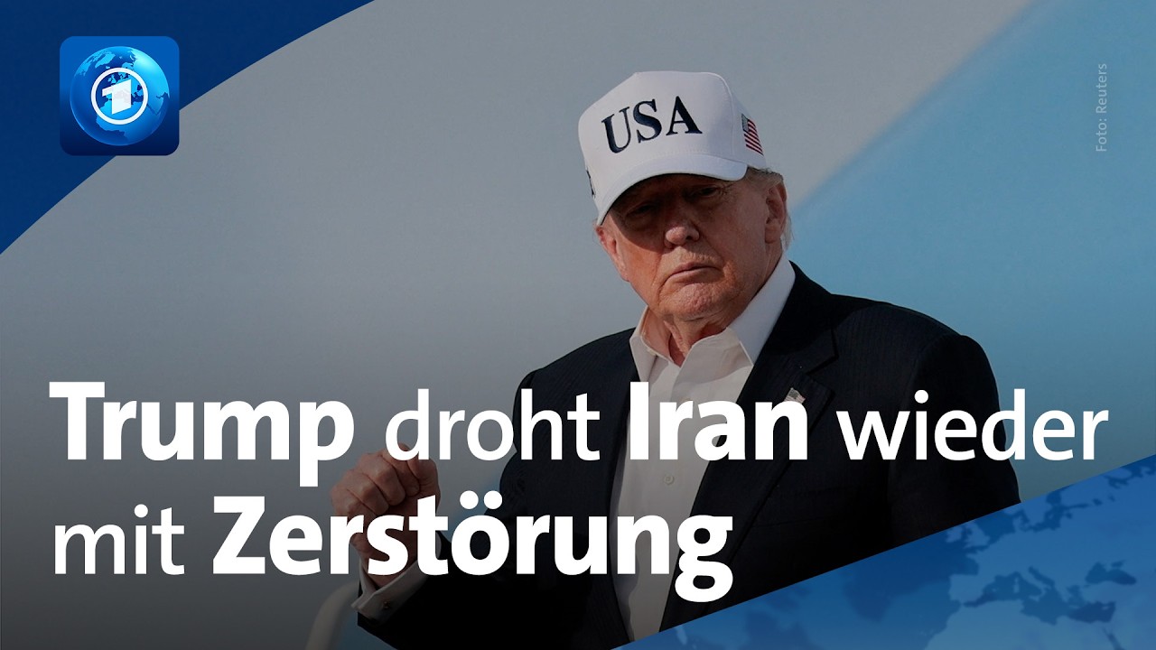 Krieg in Nahost: Trump droht Iran wieder mit Zerstörung