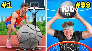 ONE HOUR Of 100 Extreme Basketball Challenges!