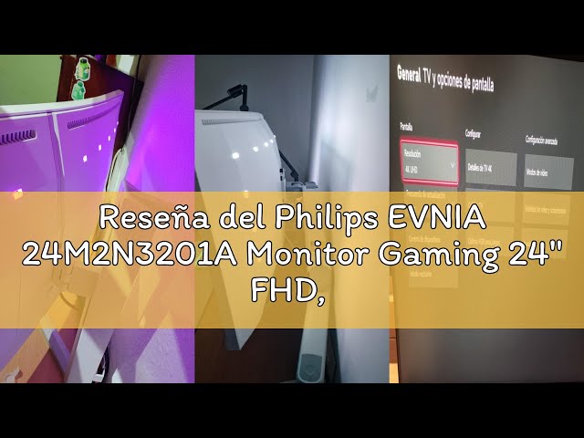 Vídeo relacionado con Philips EVNIA 27M2N3201A Monitor Gaming 27" FHD, WLED, 180Hz, Fast IPS, 1 ms GtG, HDR10, Adaptive Sync., G-Sync Compat., Altavoces, Altura Ajustable (1920x1080, 2X HDMI 2.0, 1x DP 1.4) Blanco
